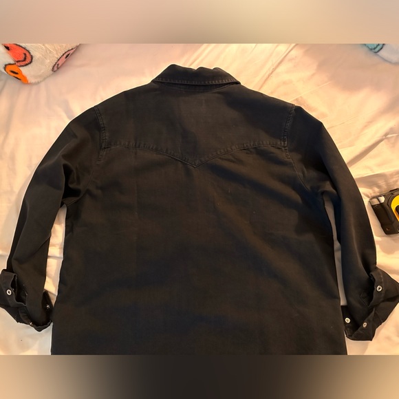XL Levi’s black denim shirt dress - Picture 4 of 5